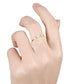 14kt Yellow Gold Ethiopian Opal 3 Stone Ring - Pinctore