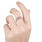 14kt Yellow Gold Kunzite 3 Stone Ring - Pinctore