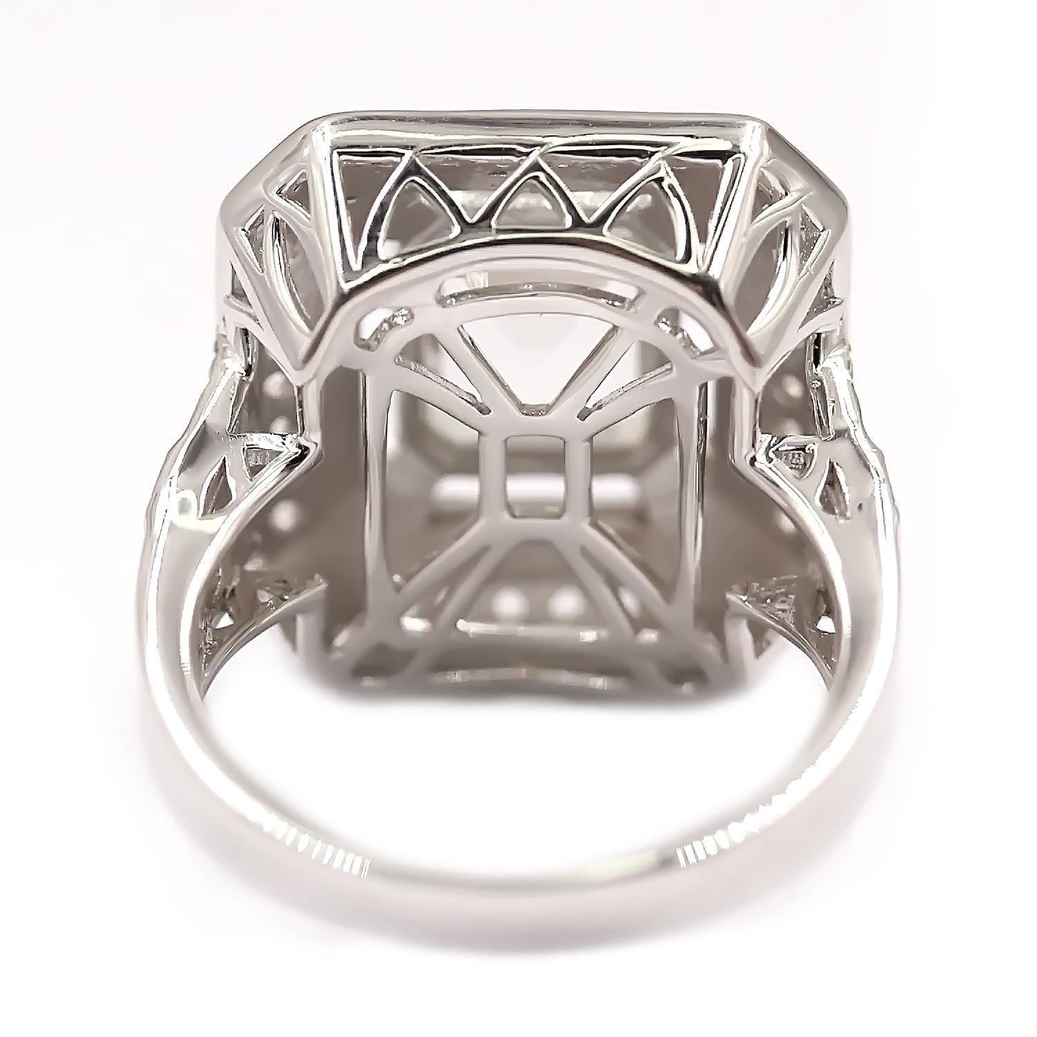 925 Sterling Silver White Topaz Ring - Pinctore